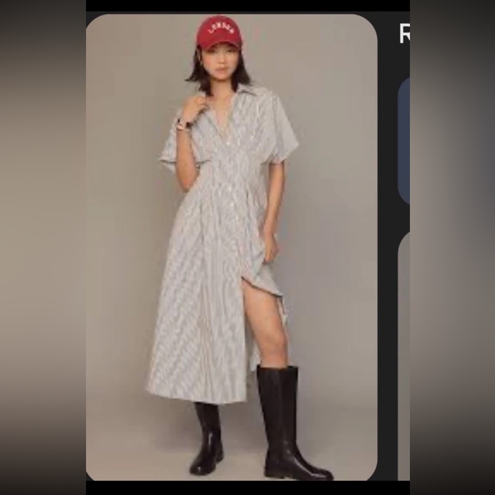 Tobie Button Shirt Dress